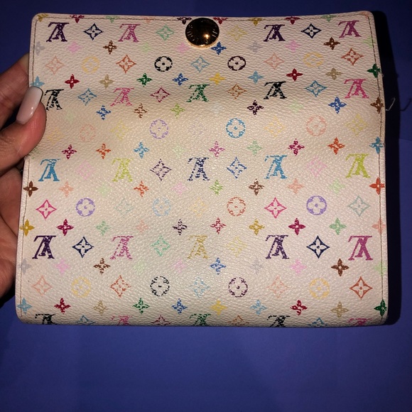 Louis Vuitton Sarah wallet multicolor white wallet - Picture 3 of 7